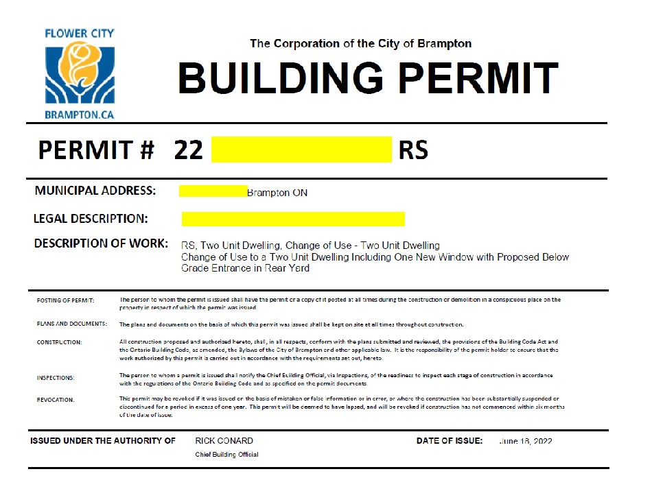 Brampton Basement Apartment